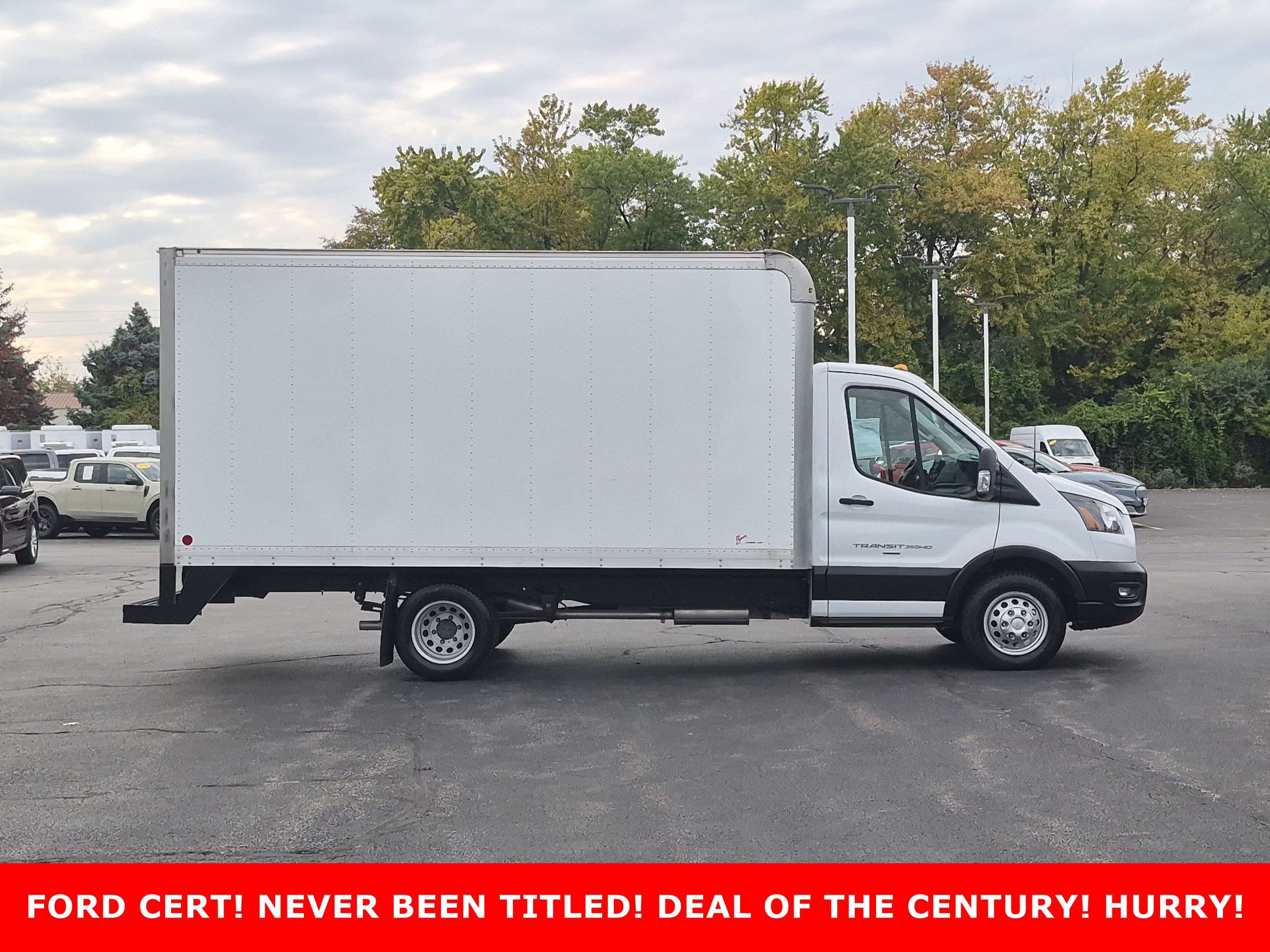 Certified 2023 Ford Transit T-350 HD RWD DRW 156 WB 11000 GVWR Specialty Vehicle