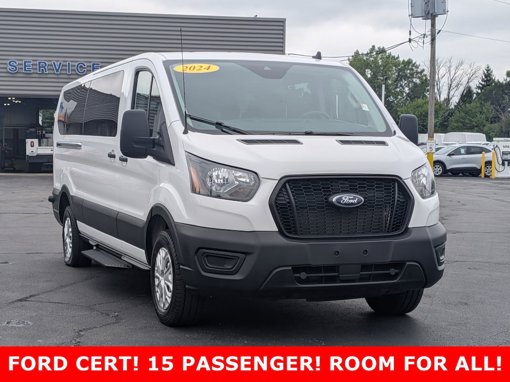 Certified 2024 Ford Transit Passenger Wagon 148 Low Roof XL RWD Full-size Passenger Van