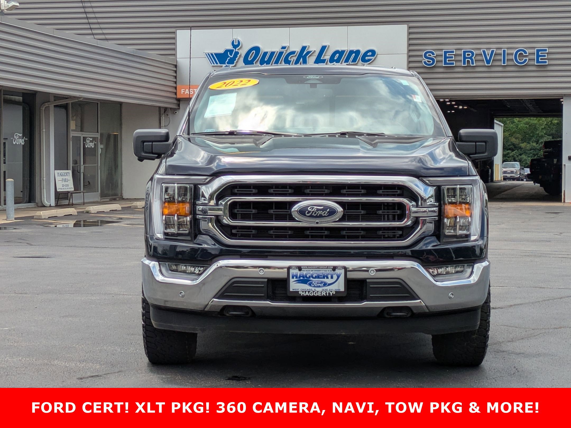 Certified 2022 Ford F-150 XLT with VIN 1FTEW1EP5NKD72932 for sale in West Chicago, IL