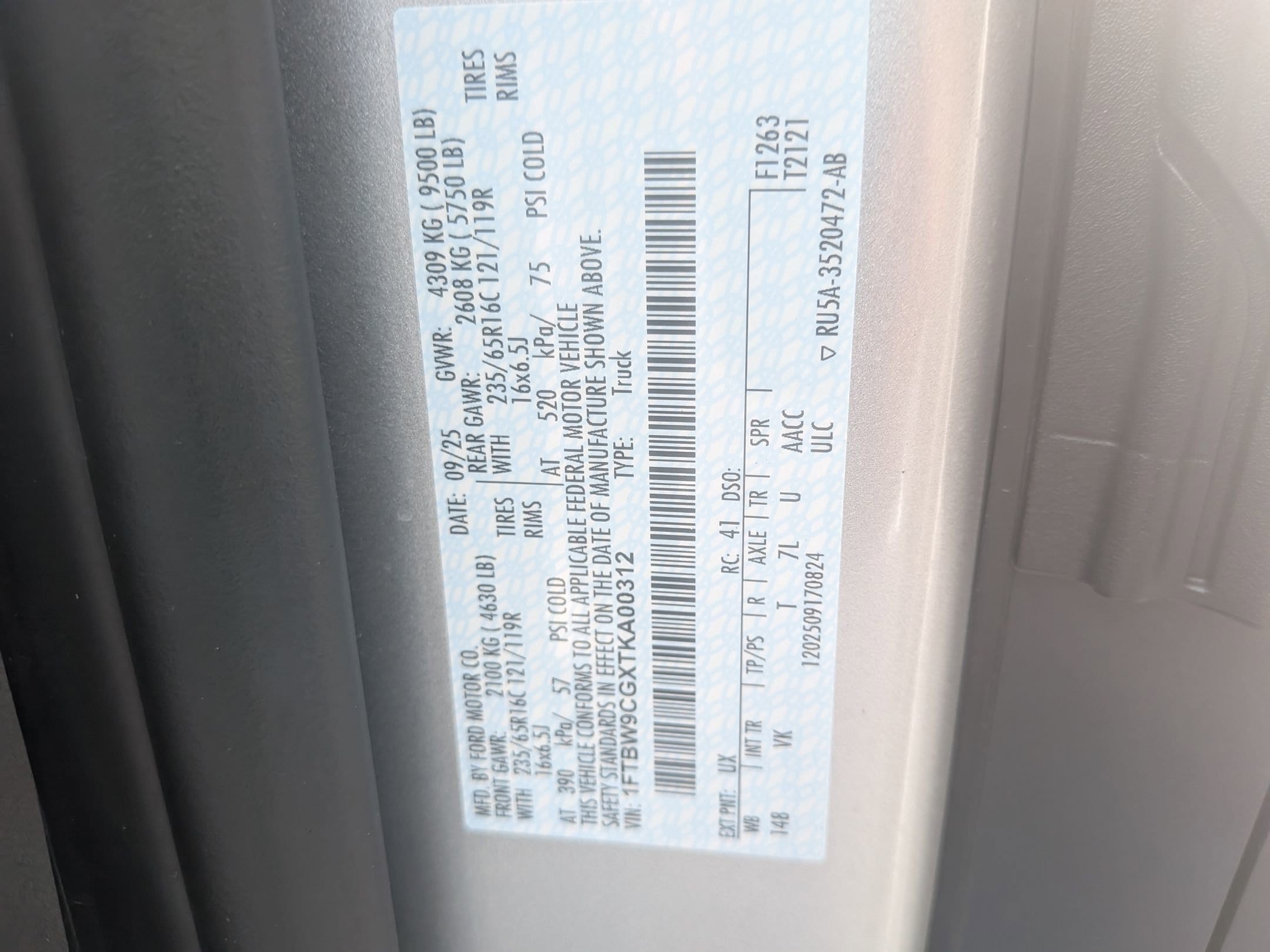 2026 FORD TRANSIT - Image 26