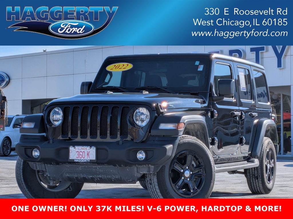Used 2022 Jeep Wrangler Unlimited Sport S 4x4 Hardtop