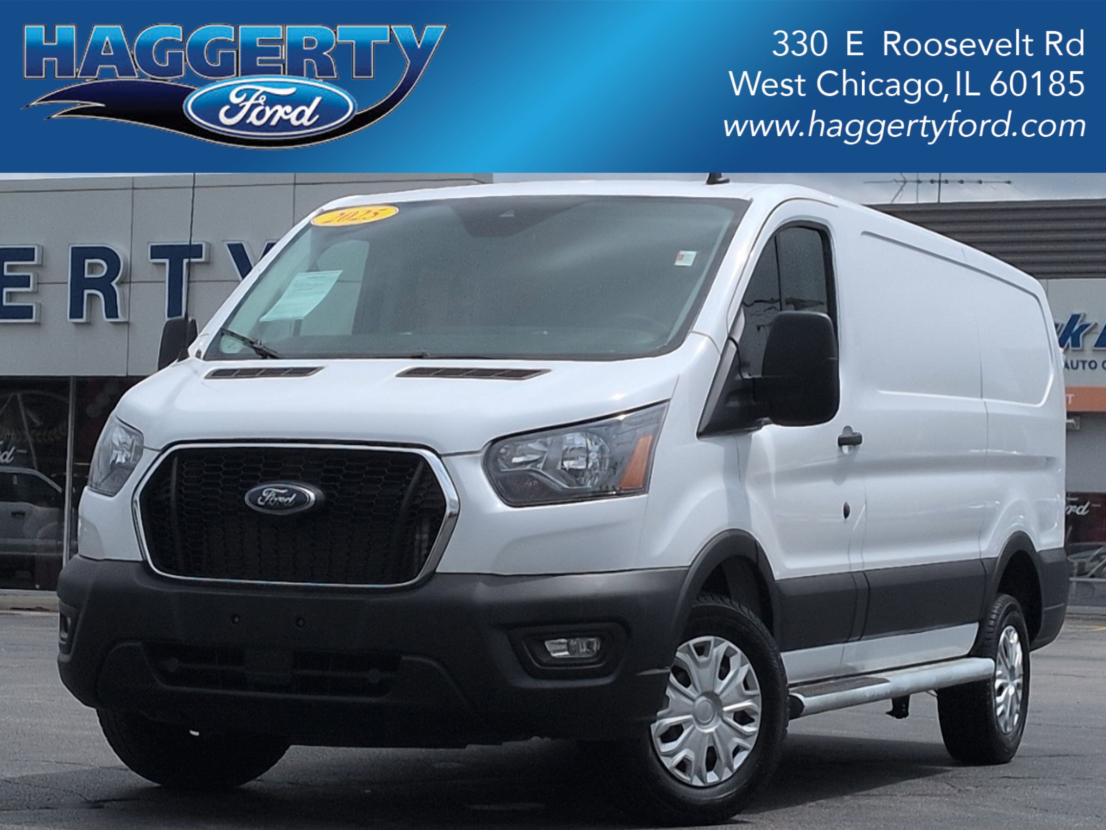 Oxford White 2025 Ford Transit Cargo 250 Low Roof RWD Van Rear-Wheel Drive Automatic