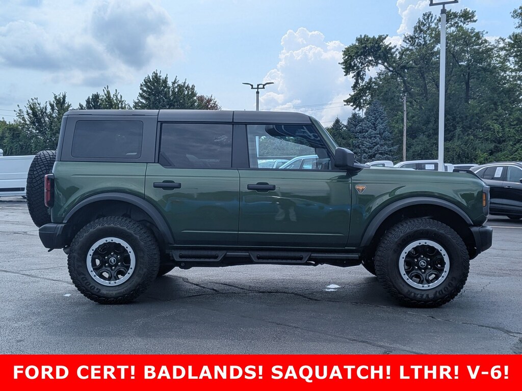 Certified 2023 Ford Bronco Badlands 4 Door Advanced 4x4 Hardtop