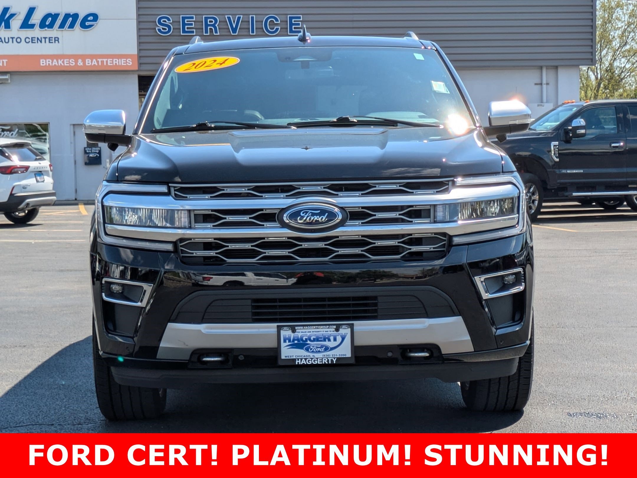 Certified 2024 Ford Expedition Platinum with VIN 1FMJU1M87REA26492 for sale in West Chicago, IL