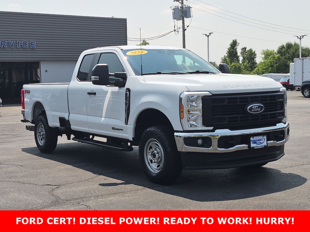 Certified 2024 Ford Super Duty F-250 SRW XL 4WD SuperCab 8 Box Extended Cab Pickup