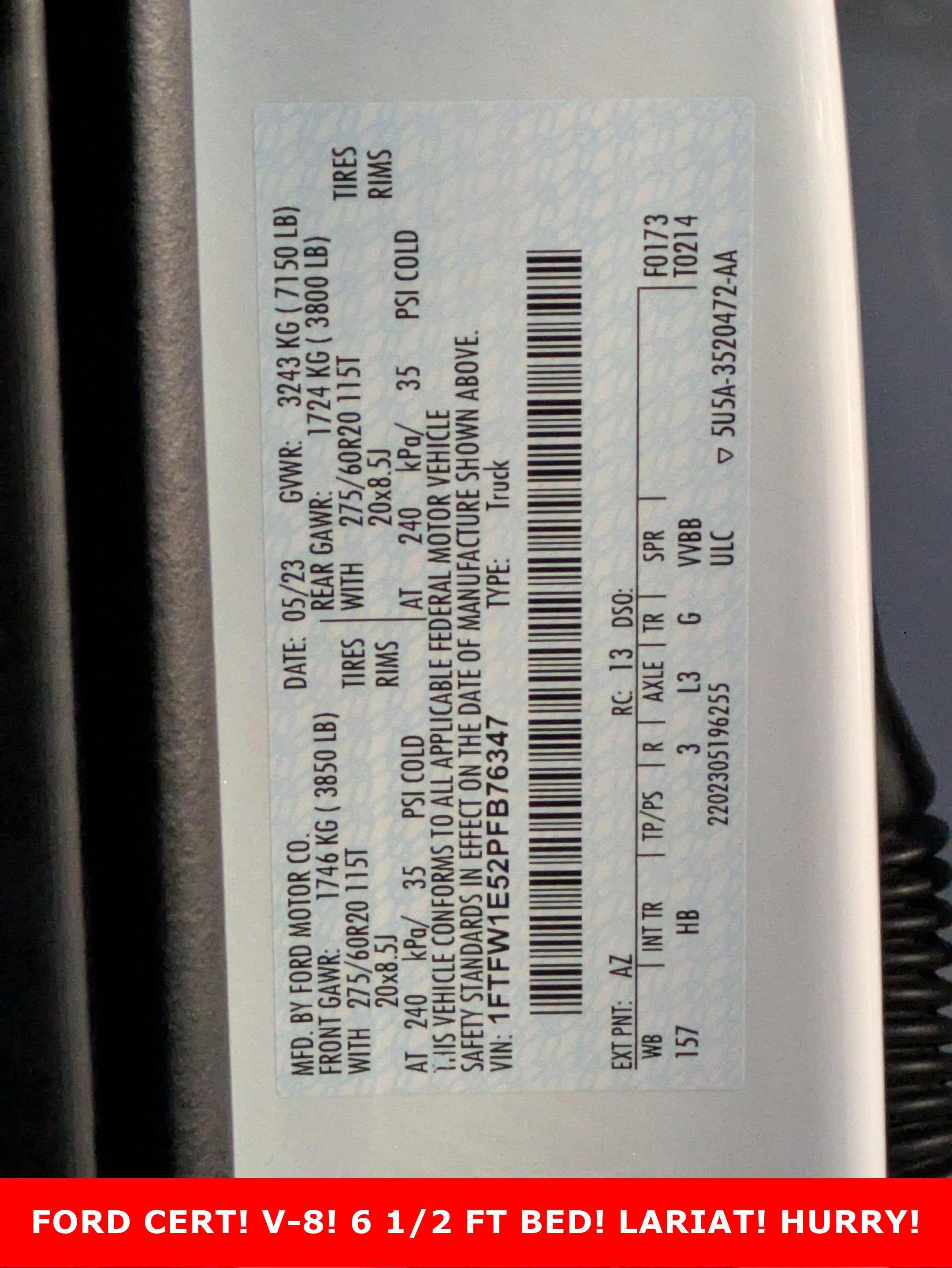 2023 FORD F-150 - Image 31