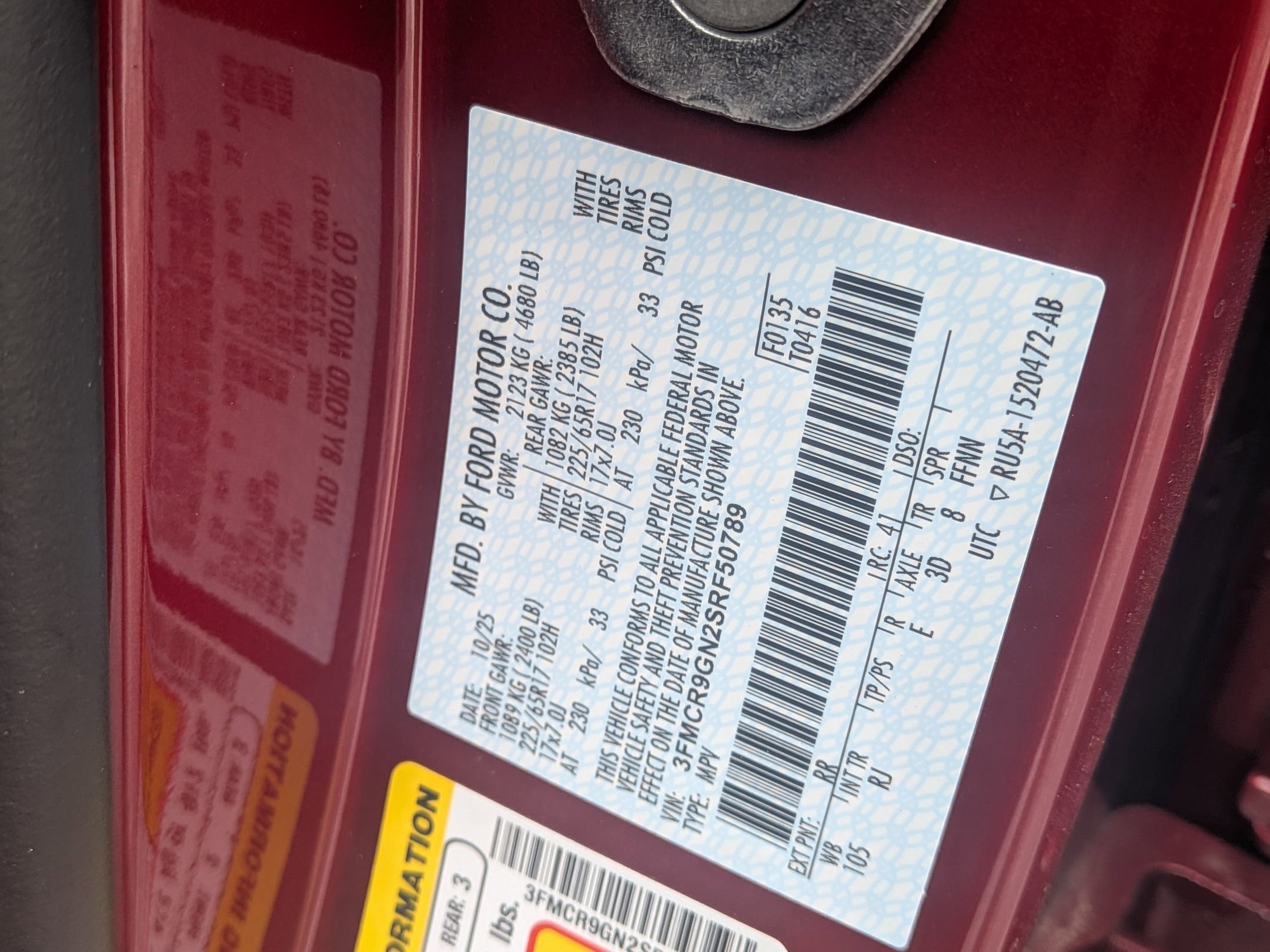 2025 FORD BRONCO SPORT - Image 30