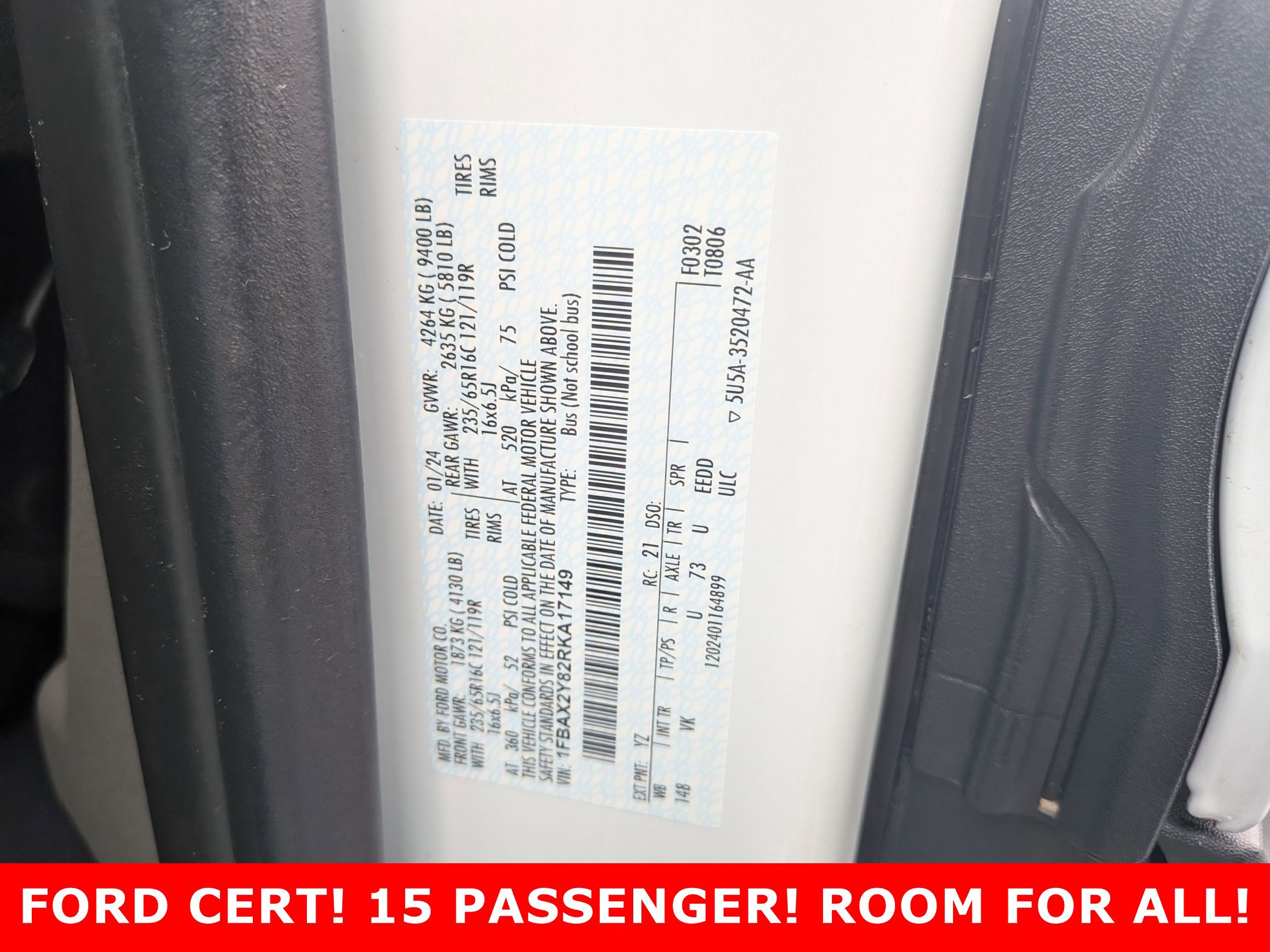 2024 FORD TRANSIT - Image 19