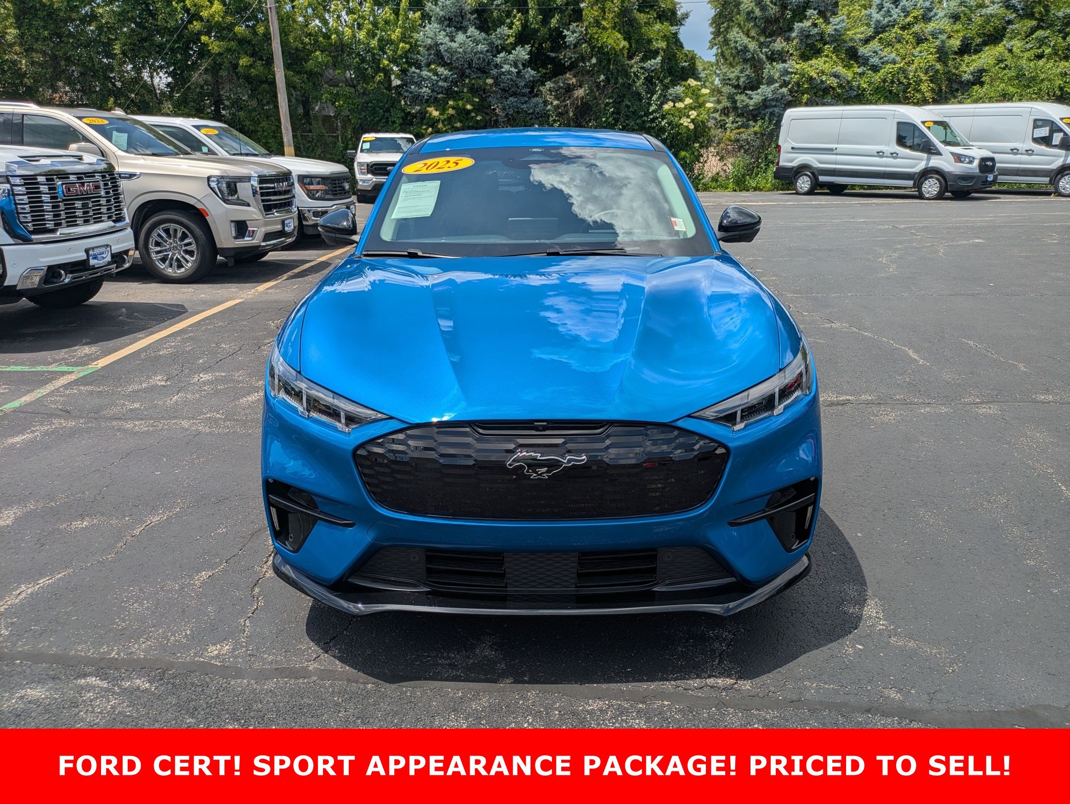 Certified 2025 Ford Mustang Mach-E Premium AWD with VIN 3FMTK3SU8SMA12689 for sale in West Chicago, IL