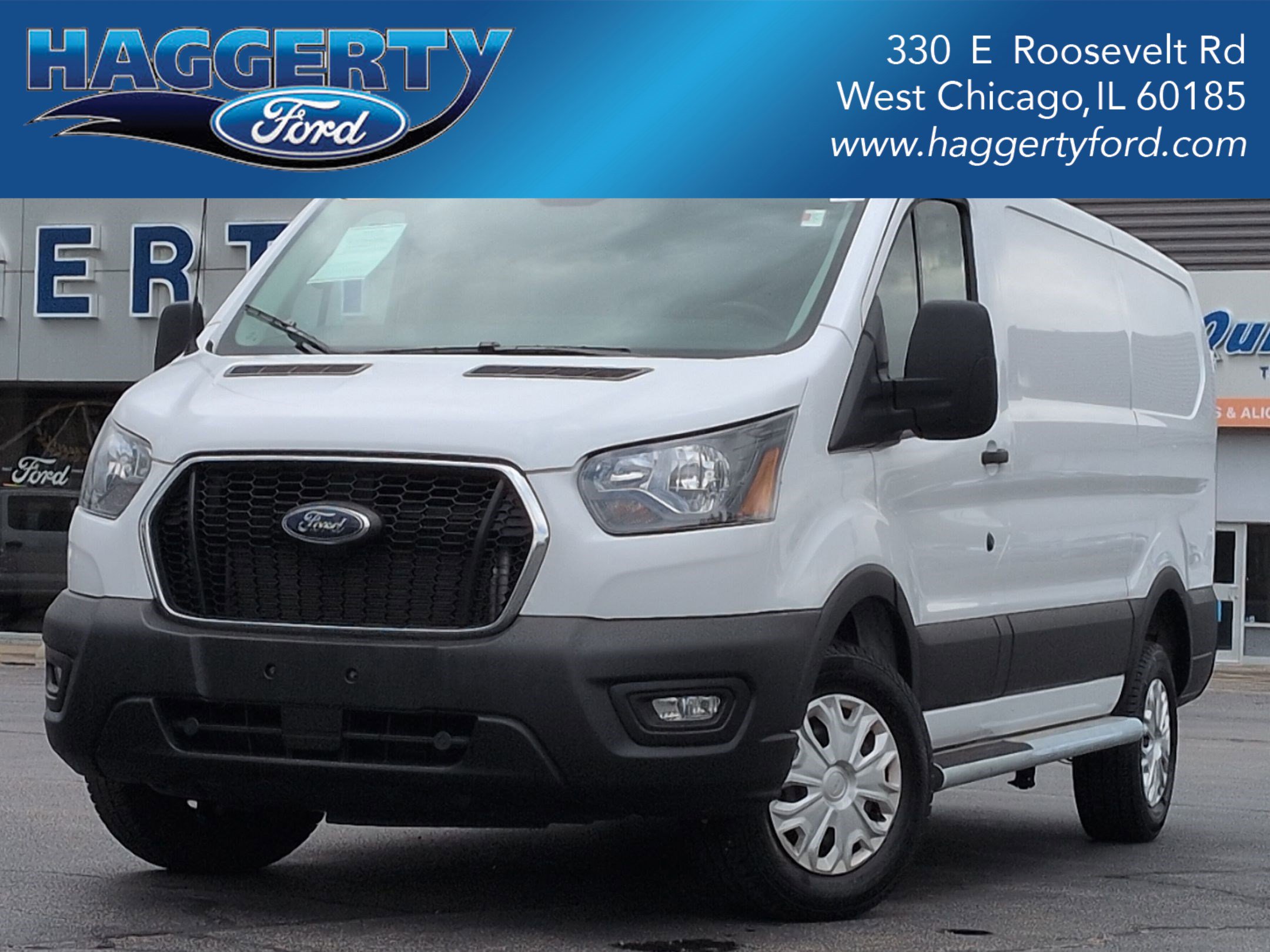 Oxford White 2025 Ford Transit Cargo 250 Low Roof RWD Van Rear-Wheel Drive Automatic