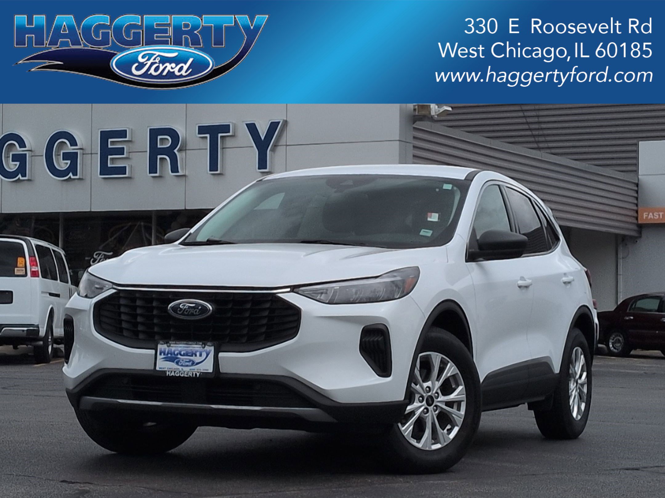 Oxford White 2023 Ford Escape Active AWD SUV / Crossover All-Wheel Drive Automatic