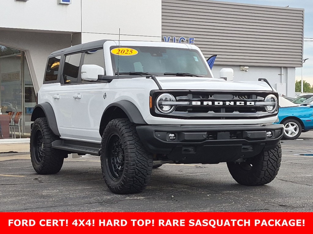 Certified 2025 Ford Bronco Outer Banks 4 Door 4x4 Hard Top