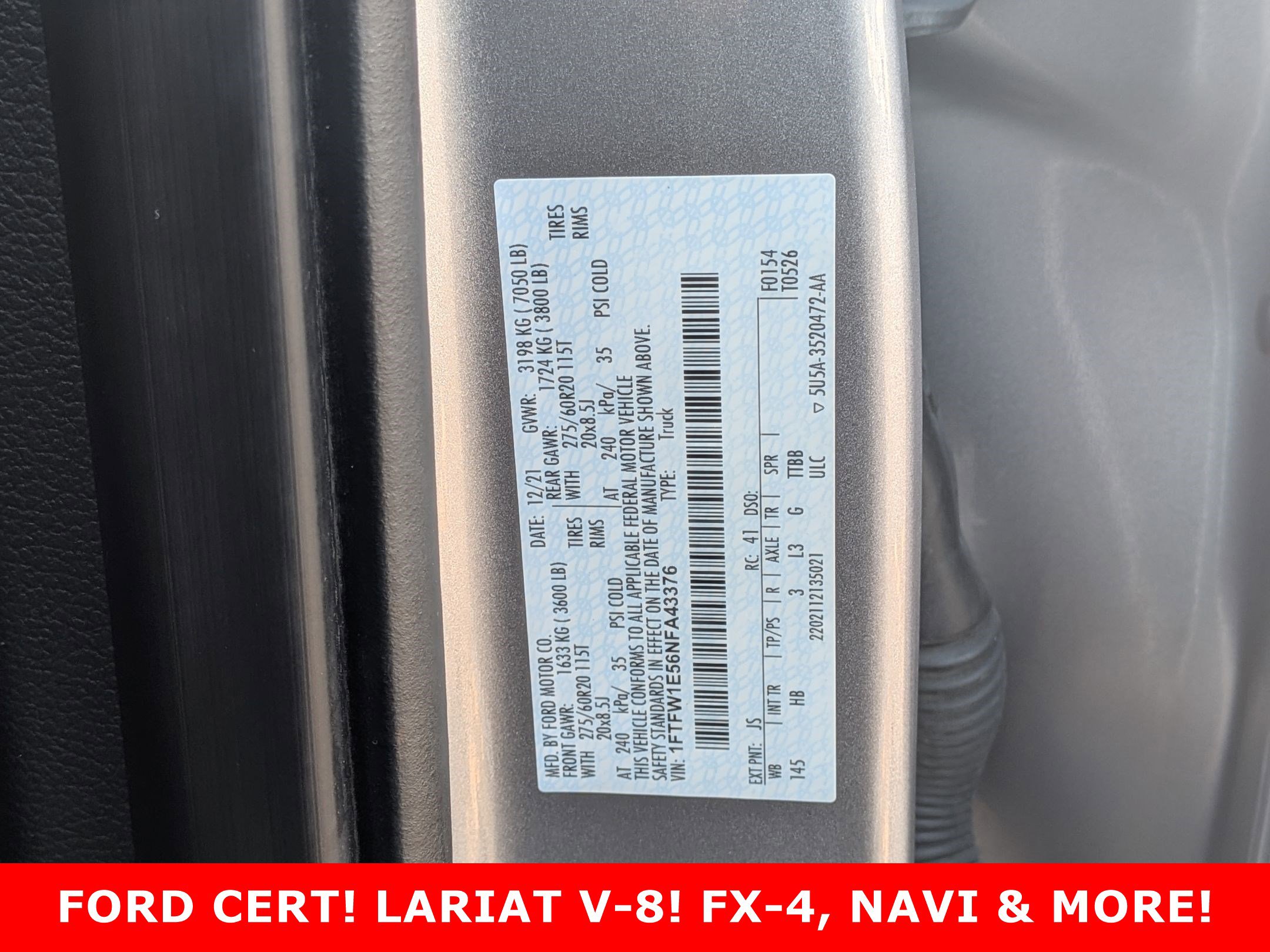 2022 FORD F-150 - Image 32