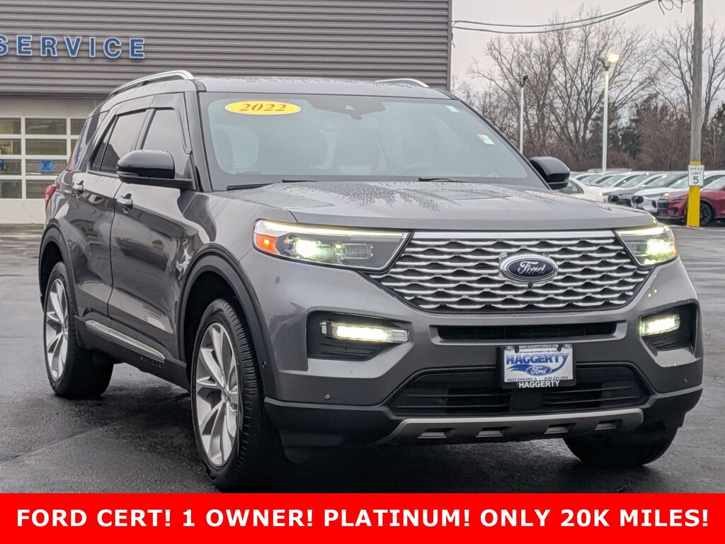 Certified 2022 Ford Explorer Platinum 4WD SUV