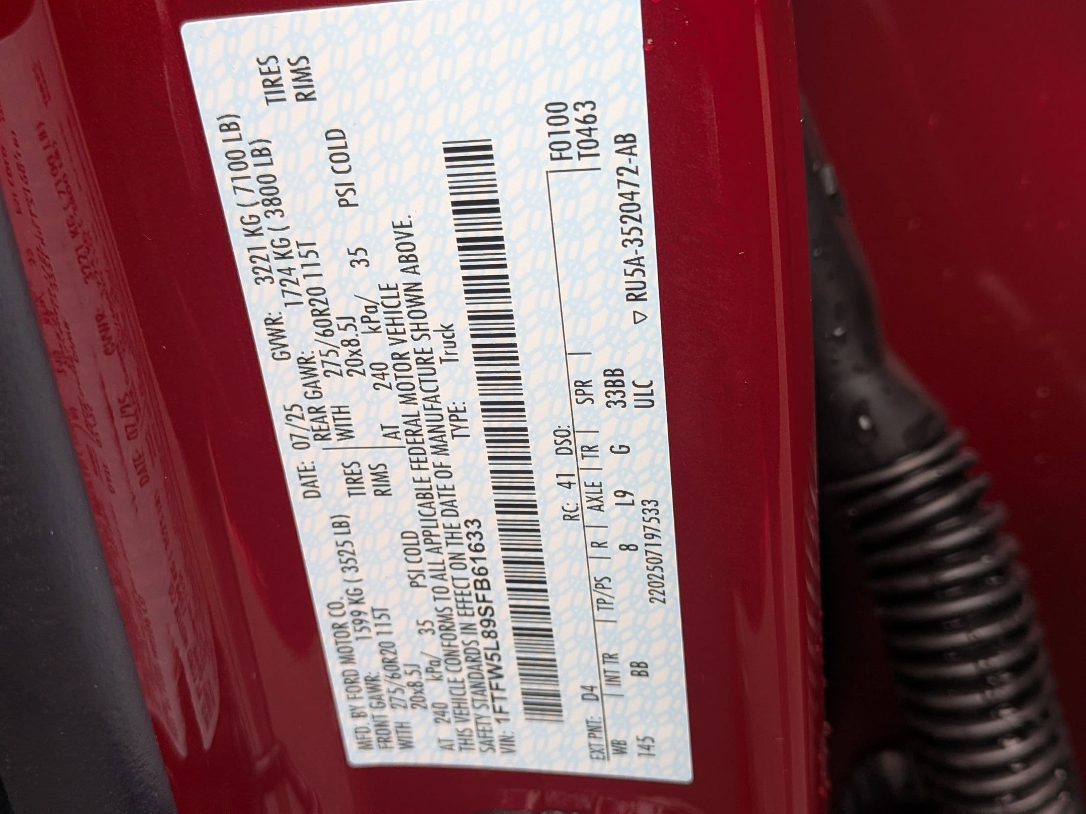 2025 FORD F-150 - Image 31