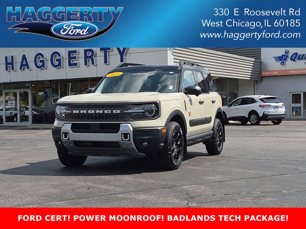 Certified 2025 Ford Bronco Sport Badlands 4x4 SUV