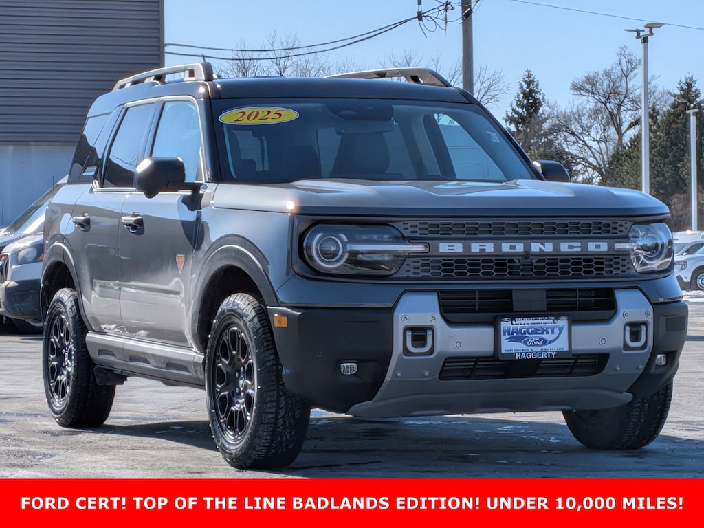 Certified 2025 Ford Bronco Sport Badlands 4x4 SUV