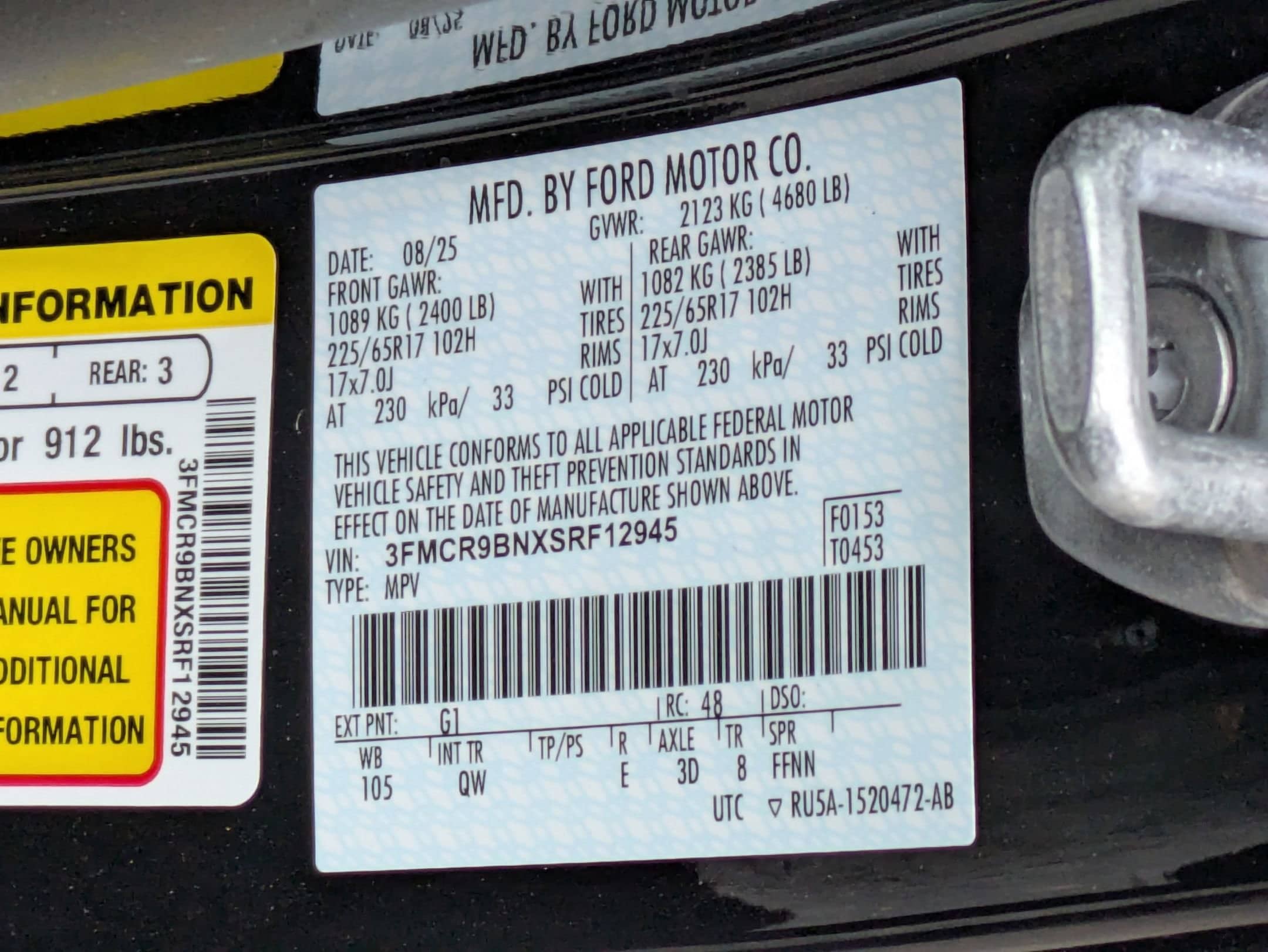 2025 FORD BRONCO SPORT - Image 29