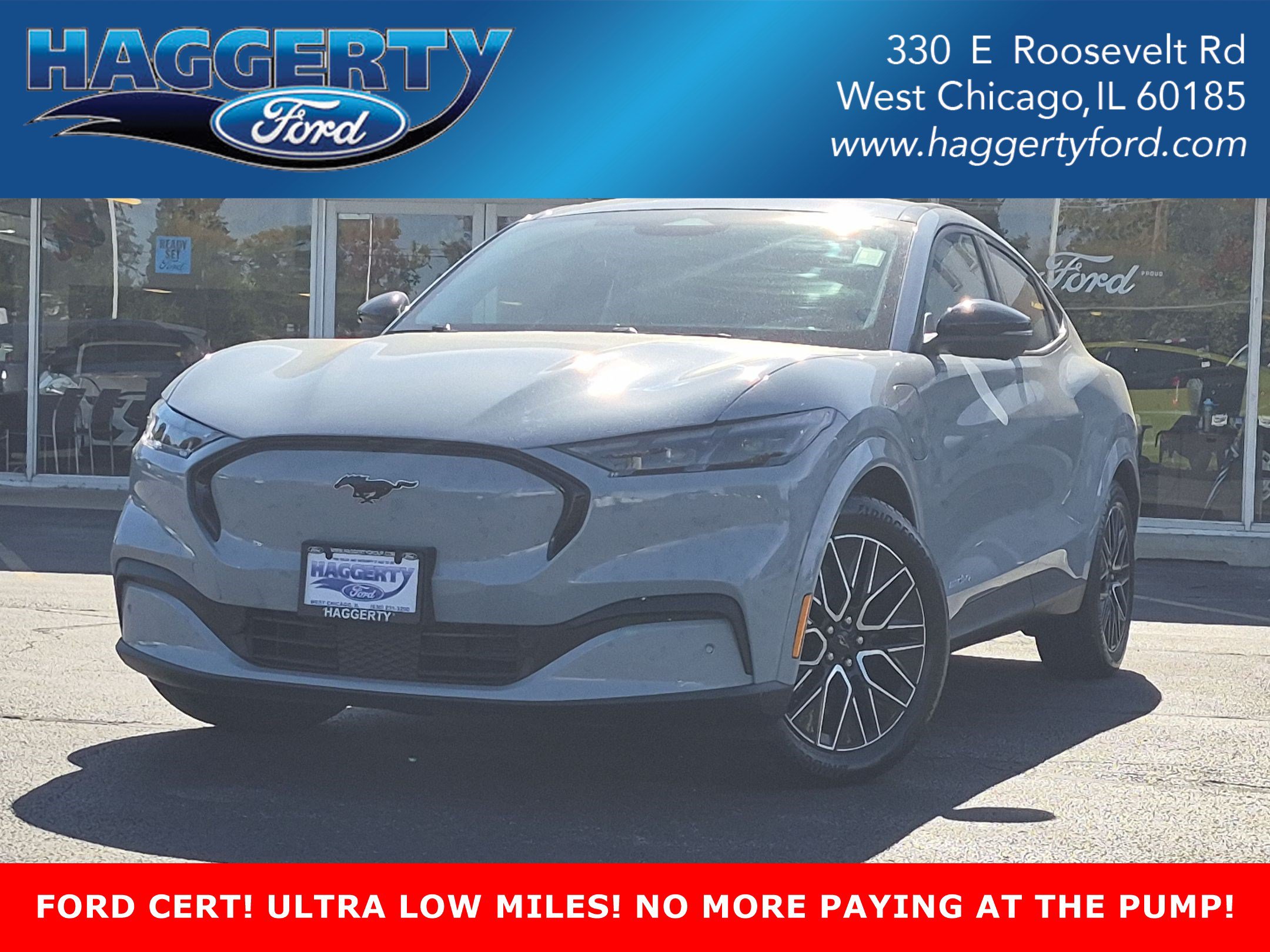 Glacier Gray Metallic Tricoat 2025 Ford Mustang Mach-E SUV / Crossover All-Wheel Drive Automatic