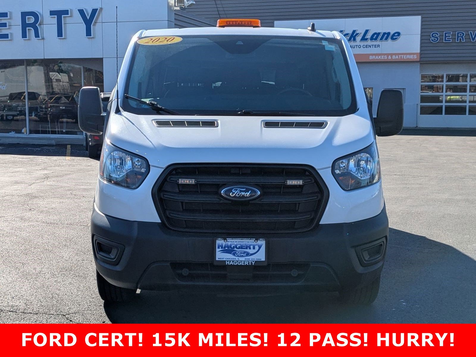 Certified 2020 Ford Transit Passenger Van XL with VIN 1FBAX2Y87LKB30537 for sale in West Chicago, IL