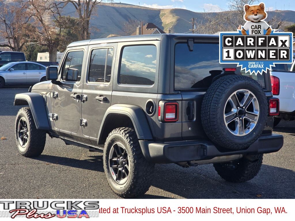 Used 2018 Jeep Wrangler Unlimited Sport 4x4 SUV