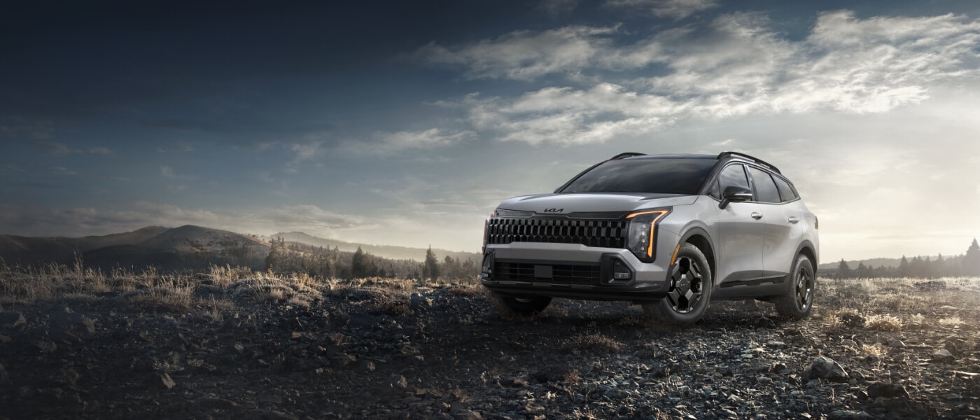 2026 Kia Sportage Exterior Parked On Rocks