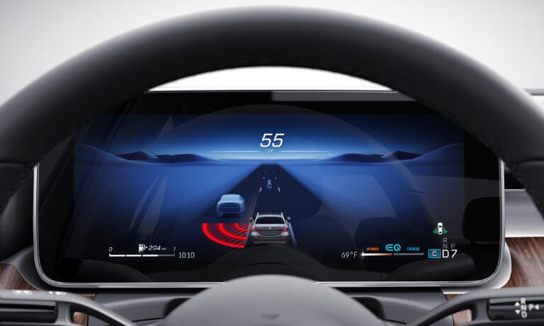 2025 Mercedes C-Class Interior Dash Safety Display