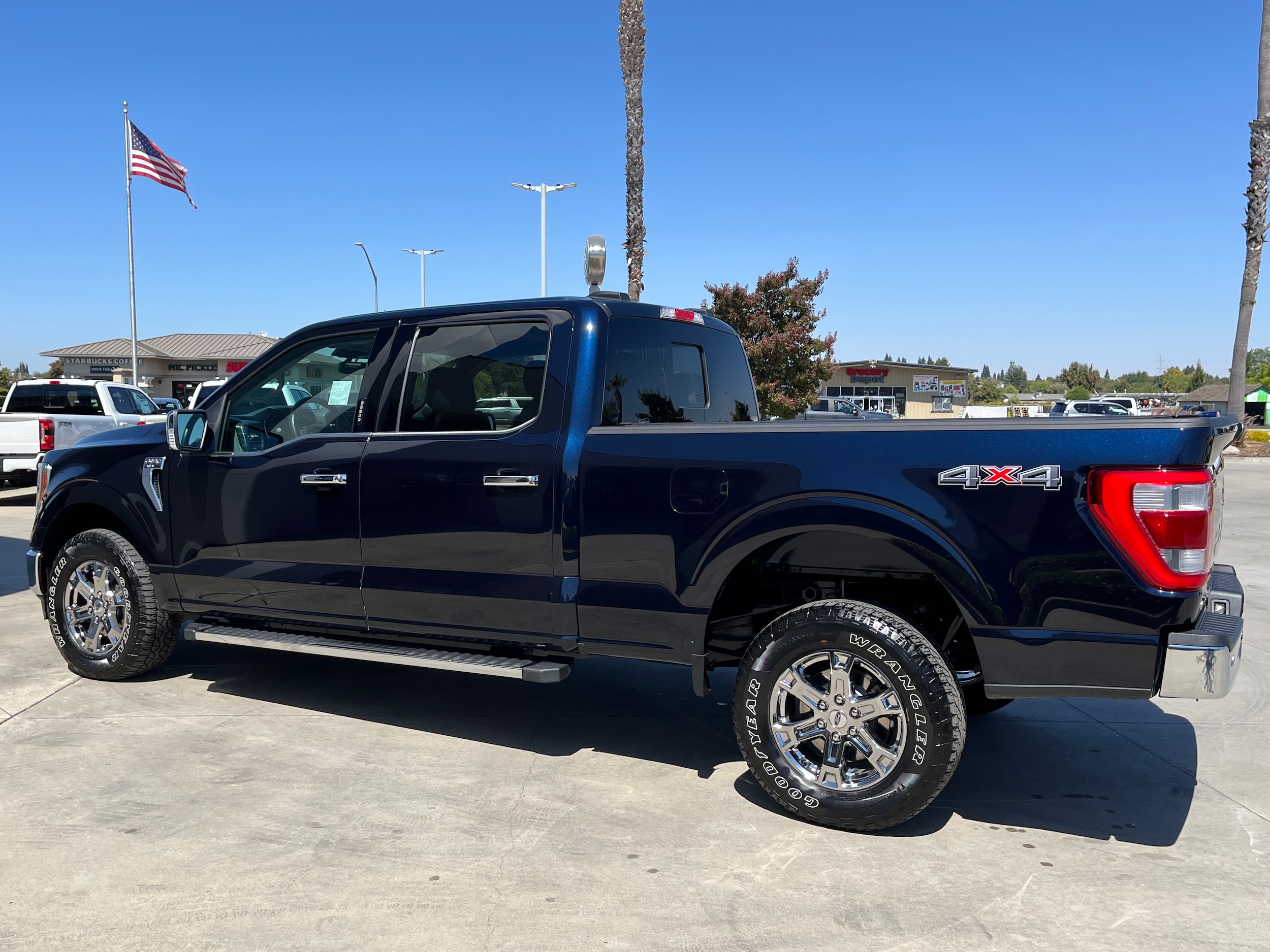 Used 2021 Ford F-150 Lariat with VIN 1FTFW1E87MKE93733 for sale in Oakdale, CA