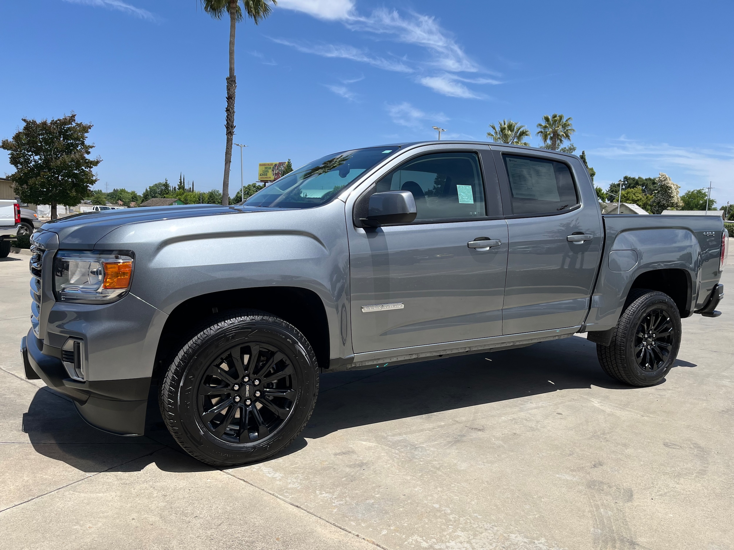 Used 2022 GMC Canyon Elevation with VIN 1GTG6CEN3N1187822 for sale in Oakdale, CA