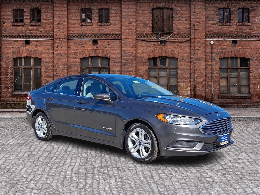 Certified 2018 Ford Fusion Hybrid S with VIN 3FA6P0UU2JR100269 for sale in East Windsor, NJ
