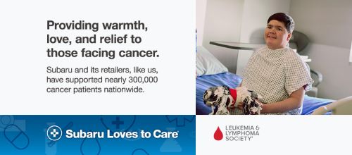 Subaru and the Leukemia & Lymphoma Society (LLS) Spreading Warmth