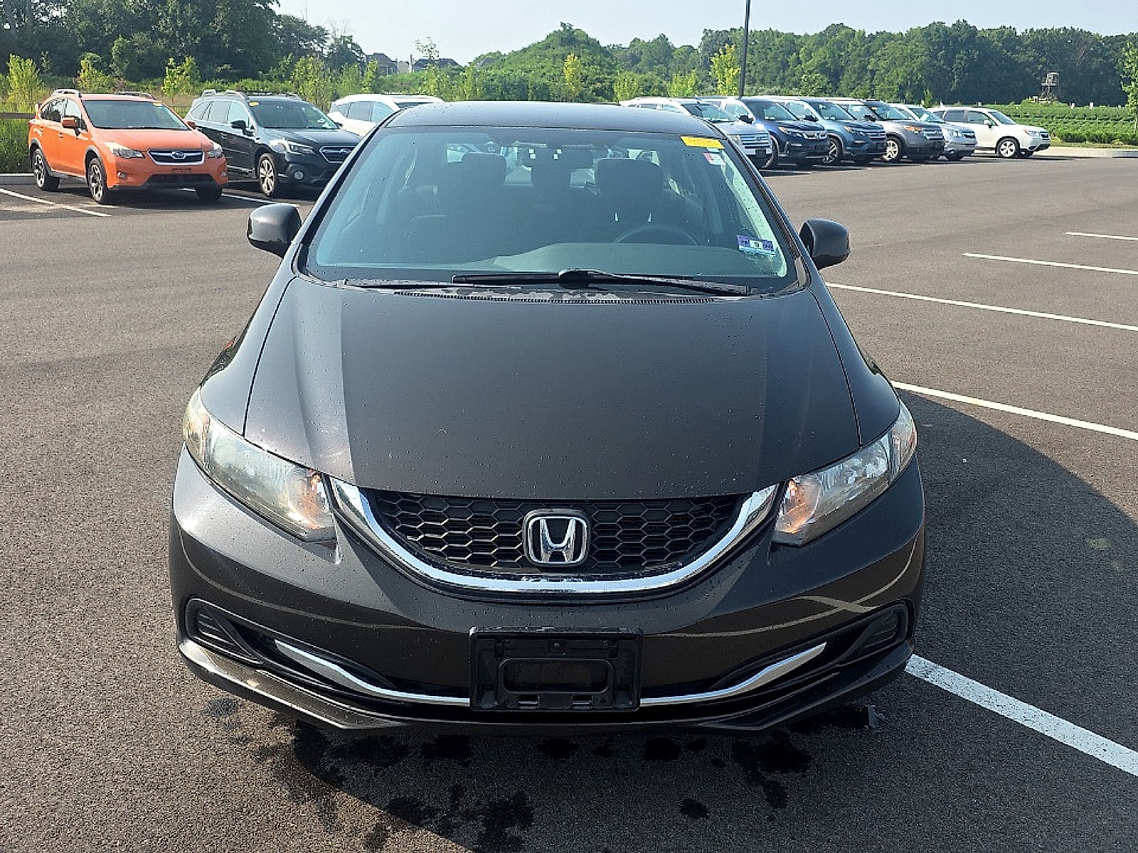 Used 2013 Honda Civic LX with VIN 19XFB2F50DE262004 for sale in Robbinsville Township, NJ