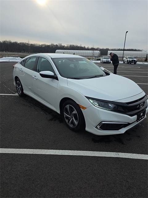 Used 2020 Honda Civic LX with VIN 2HGFC2F65LH503727 for sale in Robbinsville Township, NJ