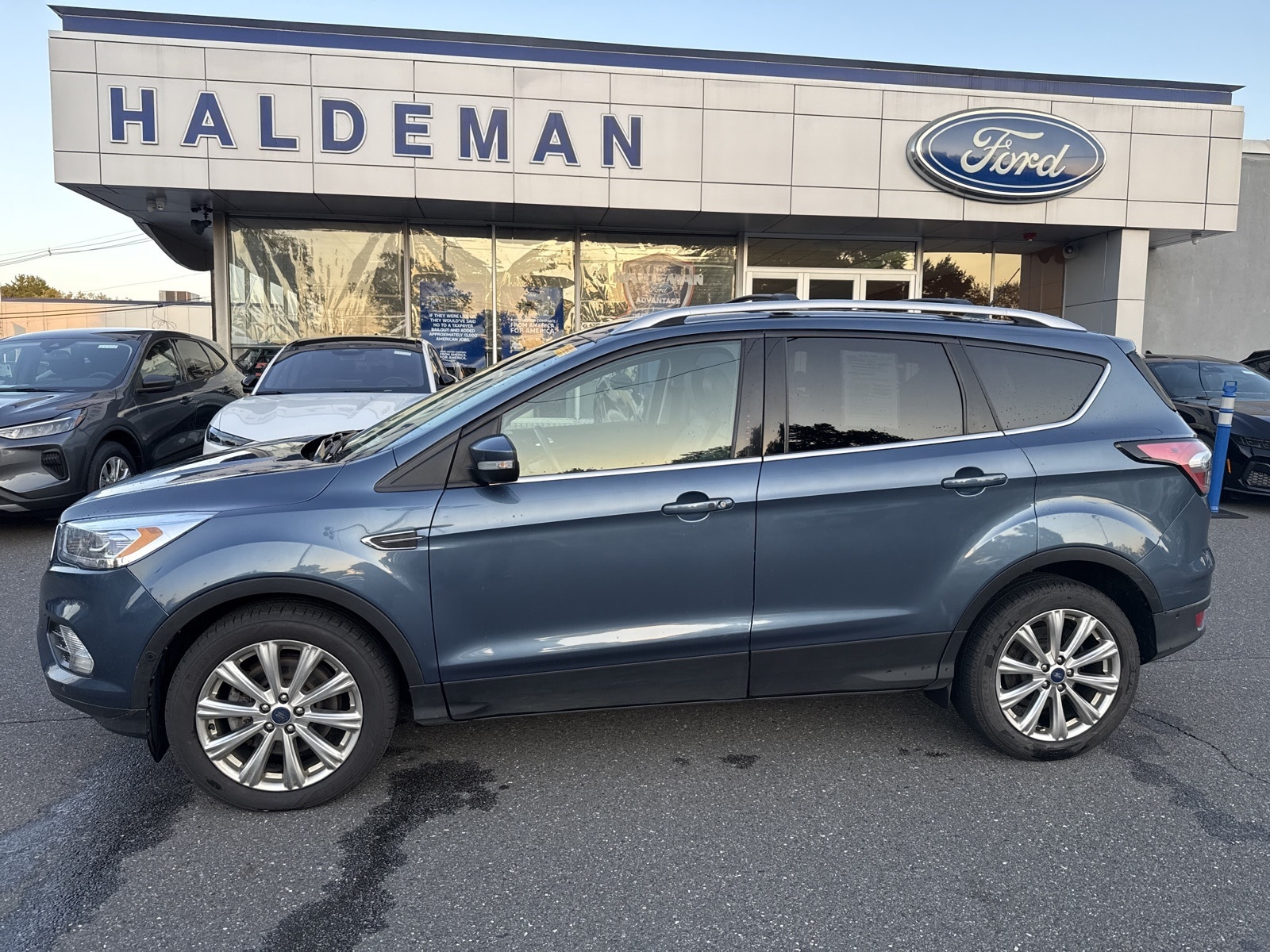 Certified 2018 Ford Escape Titanium with VIN 1FMCU9J93JUB69180 for sale in Trenton, NJ
