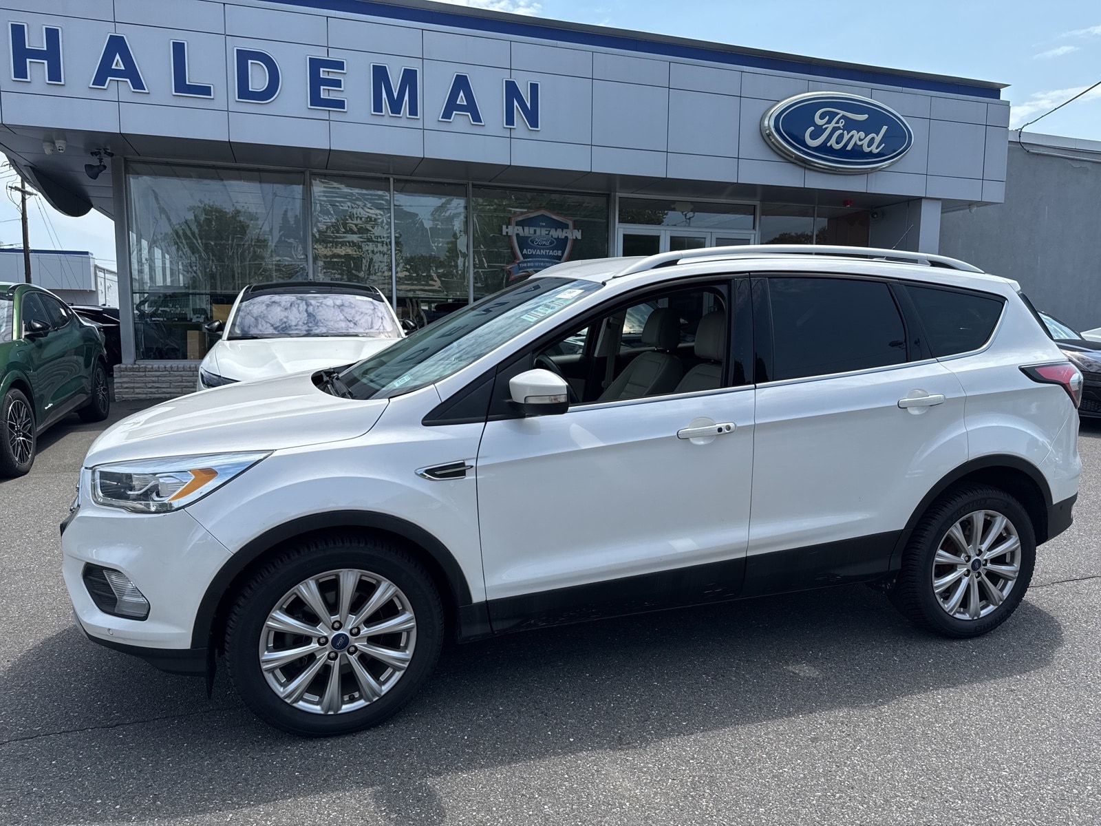 Certified 2017 Ford Escape Titanium with VIN 1FMCU0JDXHUB22478 for sale in Trenton, NJ