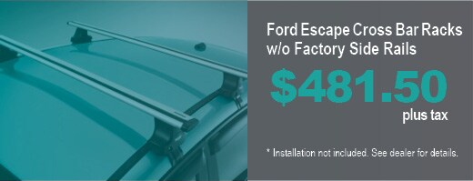 Ford Escape Cross Bar Racks w/o Factory Side Rails