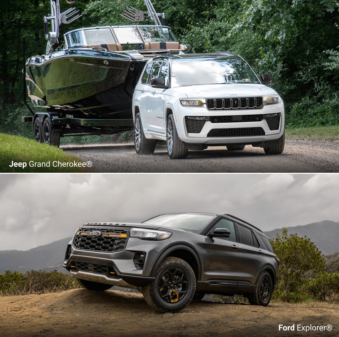 Jeep Grand Cherokee vs. Ford Explorer Off-Roading & Towing