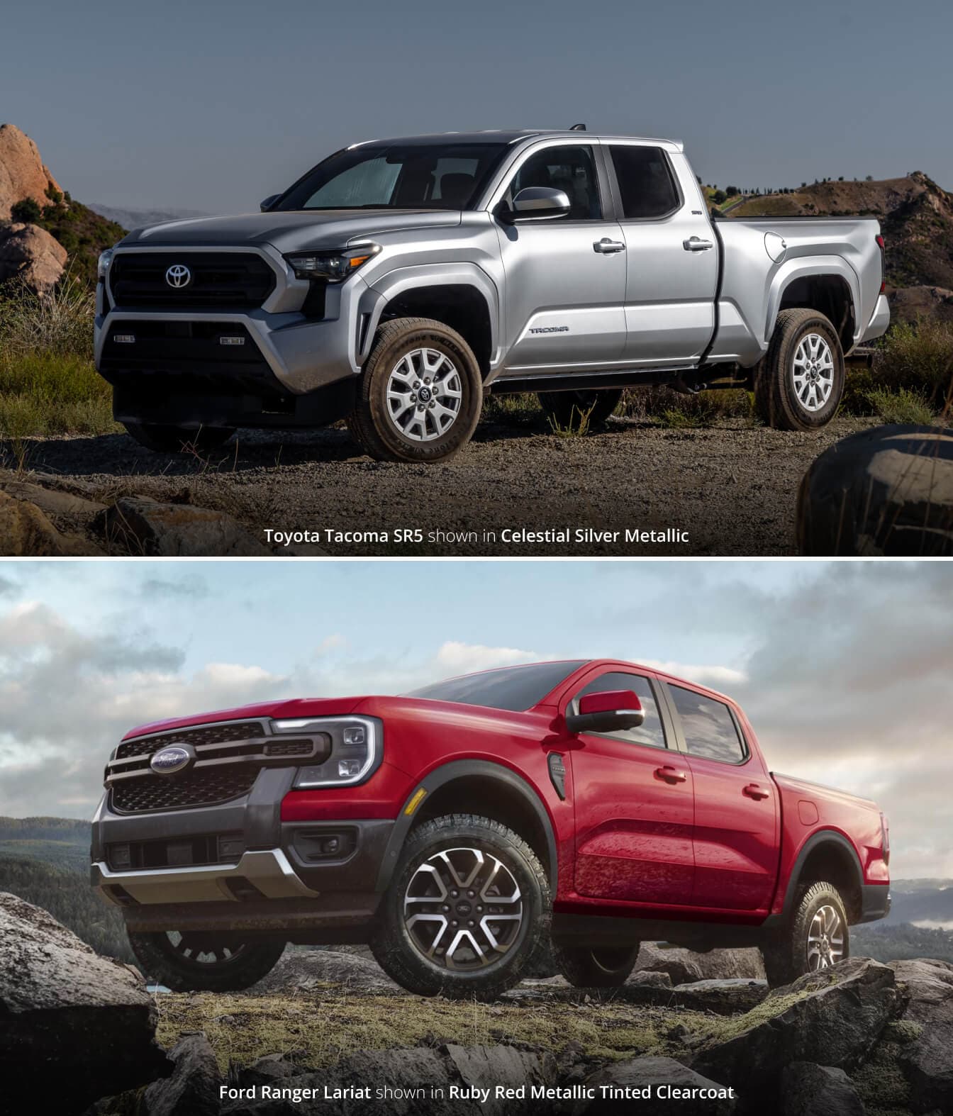 2025 Toyota Tacoma vs. 2025 Ford Ranger Engine & Performance