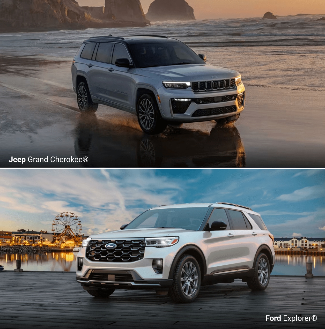 Jeep Grand Cherokee vs. Ford Explorer Specs & Fuel Economy