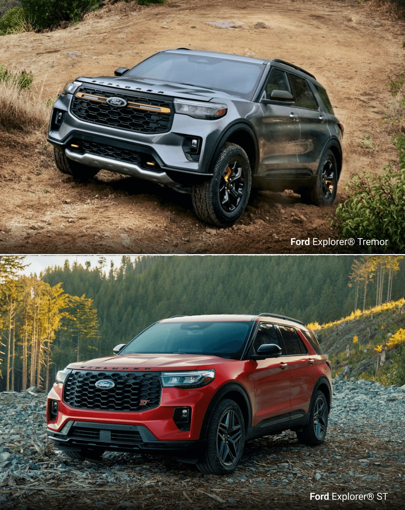 Additional Jeep Grand Cherokee vs. Ford Explorer Trims & Configurations