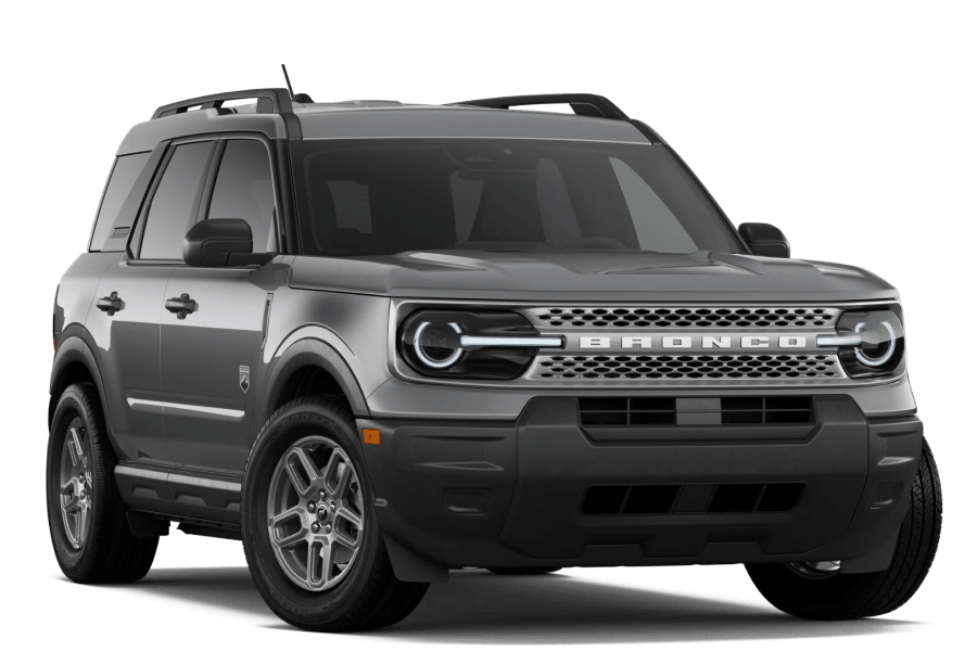 2026 Bronco Sport® Big Bend® in Carbonized Gray Metallic in three quarter angle.