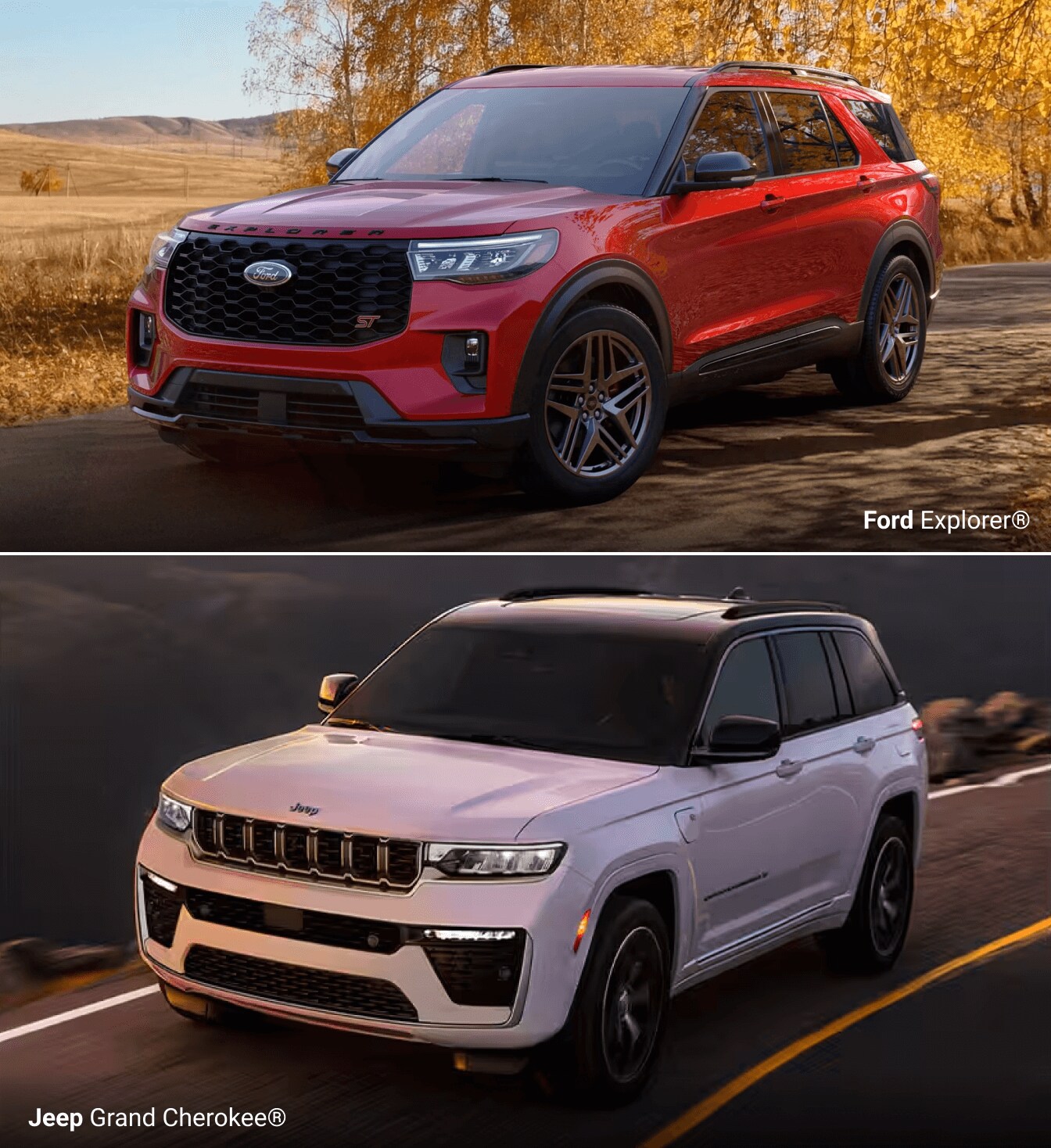 Jeep Grand Cherokee vs. Ford Explorer Price & Warranty