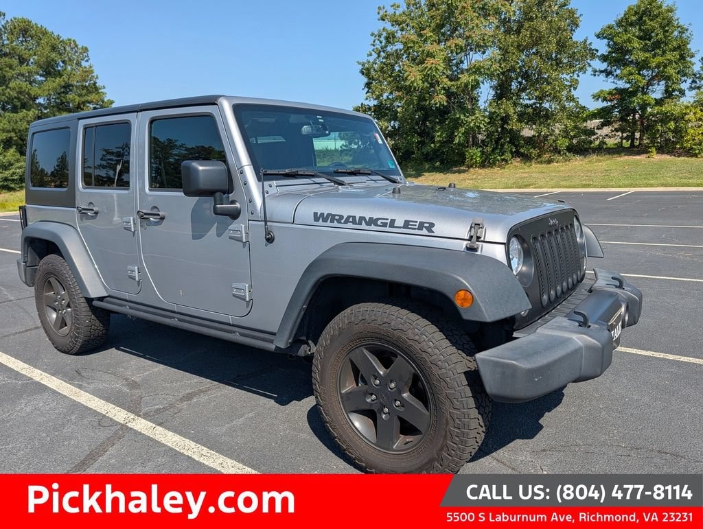 Used 2016 Jeep Wrangler Unlimited Black Bear