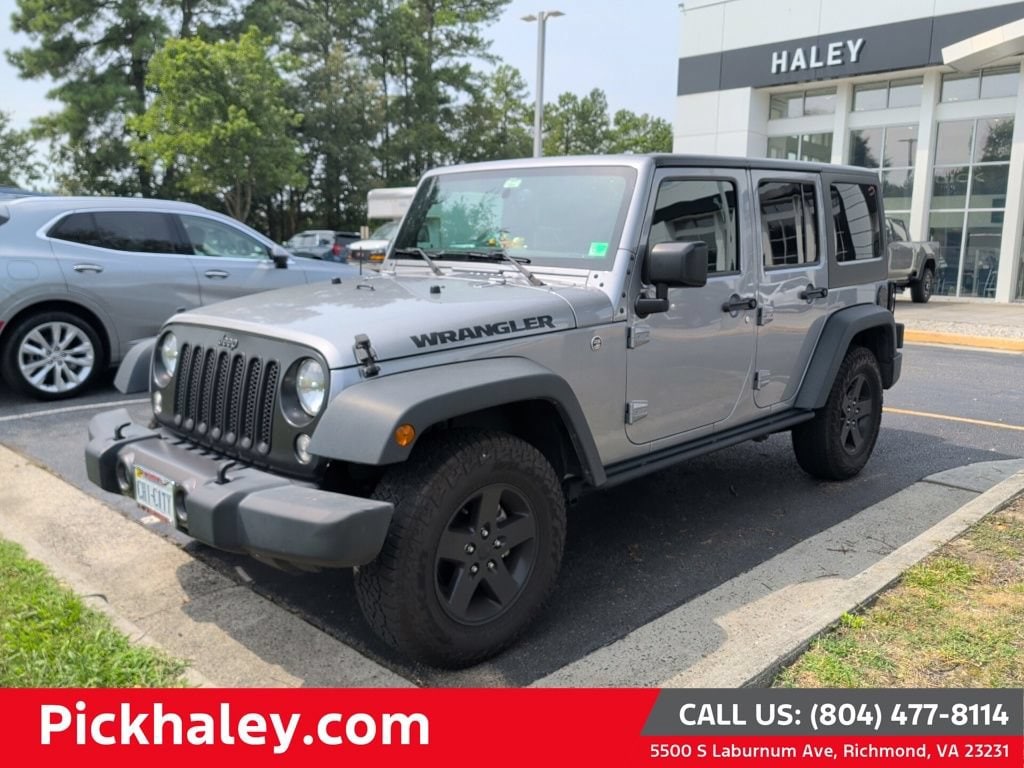 Used 2016 Jeep Wrangler Unlimited Black Bear