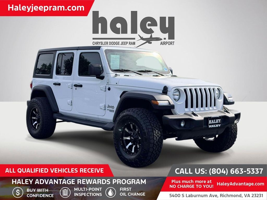 Used 2018 Jeep Wrangler Unlimited Sport 4x4 SUV