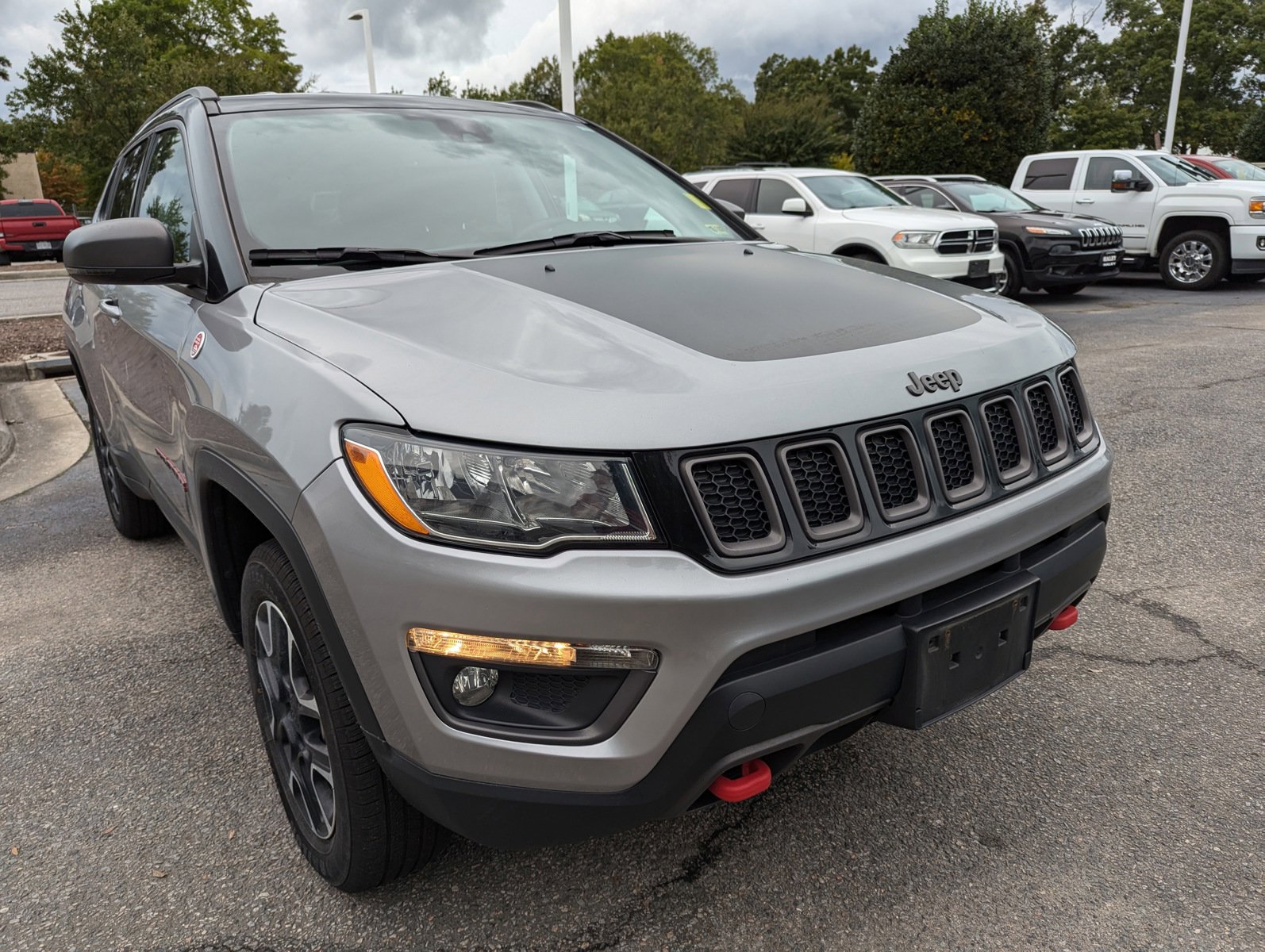 Used 2021 Jeep Compass Trailhawk with VIN 3C4NJDDB8MT590429 for sale in Richmond, VA