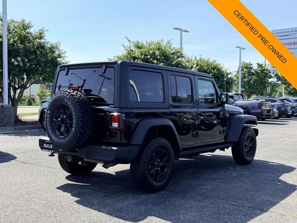 Certified 2022 Jeep Wrangler Unlimited Sport SUV
