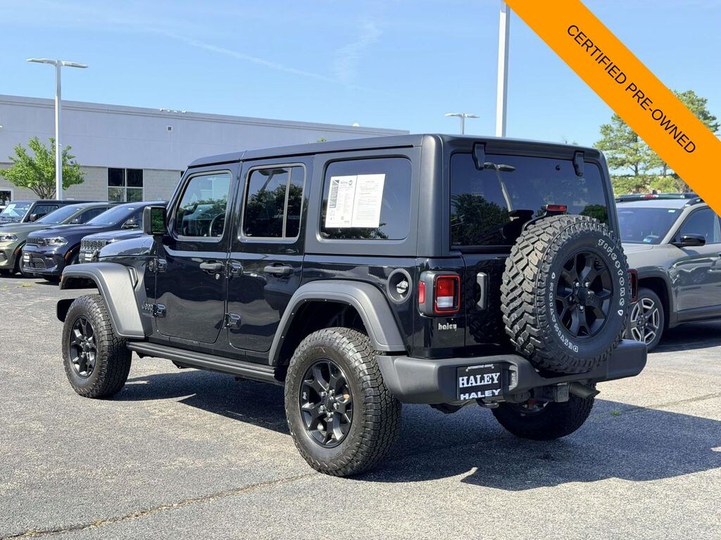 Certified 2022 Jeep Wrangler Unlimited Sport SUV