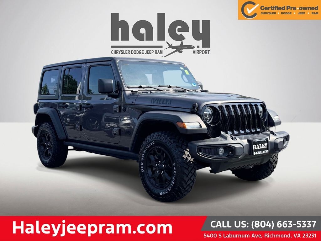 Certified 2021 Jeep Wrangler Unlimited Sport SUV