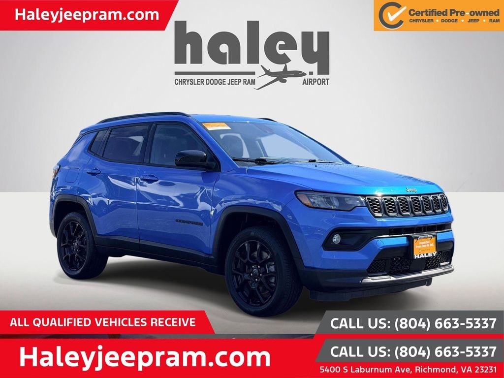 Certified 2025 Jeep Compass Latitude SUV